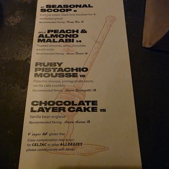 Butcher & Bee - Dessert Menu - New American Near Me - Nashville, Tennessee Butcher & Bee - Dessert Menu - New American Near Me - Nashville, Tennessee