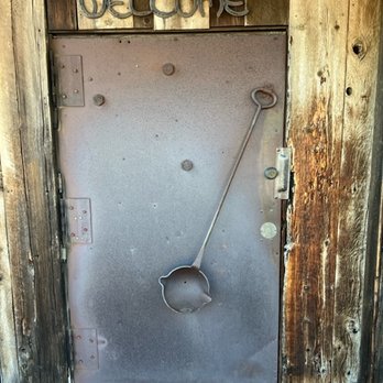 Orange County Mining Company - The entrance door from the top level parking area - Steakhouses Near Me - Orange, California