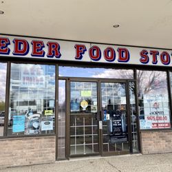 Reder Food Store - Front of the store.