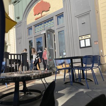 Tupelo Honey Southern Kitchen & Bar - Where we sat outside patio - Southern Near Me - Myrtle Beach, South Carolina