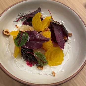 Ember & Rye - Beet Salad with Goat Cheese and Hibiscus Vinaigrette - Seafood Near Me - Carlsbad, California Ember & Rye - Beet Salad with Goat Cheese and Hibiscus Vinaigrette - Seafood Near Me - Carlsbad, California