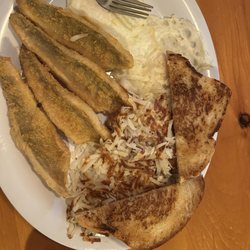 Harold's Place - Of course you can have fish for breakfast. Fried perch. Yum.