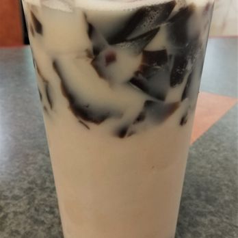 Seattle Best Tea - Red Bean Jasmine milk with grass jelly using 2% milk - Coffee & Tea Near Me - Seattle, Washington Seattle Best Tea - Red Bean Jasmine milk with grass jelly using 2% milk - Coffee & Tea Near Me - Seattle, Washington