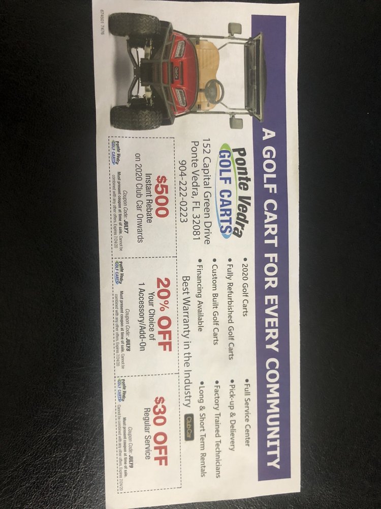 PONTE VEDRA GOLF CARTS Updated August 2024 24 Photos & 10 Reviews 14539 Beach Blvd