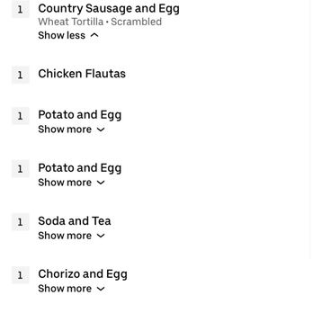 Teka Molino - Order that was placed. - Mexican Near Me - San Antonio, Texas Teka Molino - Order that was placed. - Mexican Near Me - San Antonio, Texas