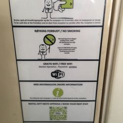 Marken Gjestehus - Some house rules & free WiFi