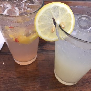 Petit Chou - Georgia peach & ginger soda, sparkling mint lemonade (each $4.75) - Breakfast & Brunch Near Me - Atlanta, Georgia