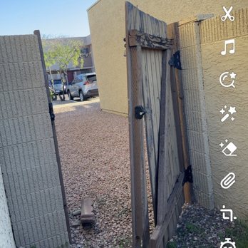 West USA Realty - Mesa - this is our back gate that's been broken since i moved in - Real Estate Agents Near Me - Mesa, Arizona West USA Realty - Mesa - this is our back gate that's been broken since i moved in - Real Estate Agents Near Me - Mesa, Arizona