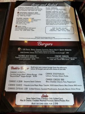 Menu photo 6 Shamus T Bones Eureka, CA