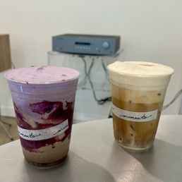 Ube Latte & Memento Latte