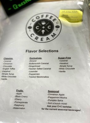 Menu photo 8 Coffee + Cream Livonia, MI