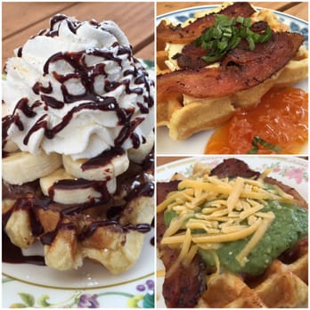 The Waffle Window - Nutella & banana. BBB. Spicy cheddar jalapeño - Breakfast & Brunch Near Me - Portland, Oregon The Waffle Window - Nutella & banana. BBB. Spicy cheddar jalapeño - Breakfast & Brunch Near Me - Portland, Oregon