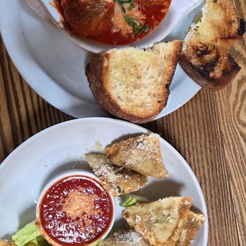 Paesanos - Deep fried ravioli and meatballs - Pizza Near Me - Sacramento, California Paesanos - Deep fried ravioli and meatballs - Pizza Near Me - Sacramento, California
