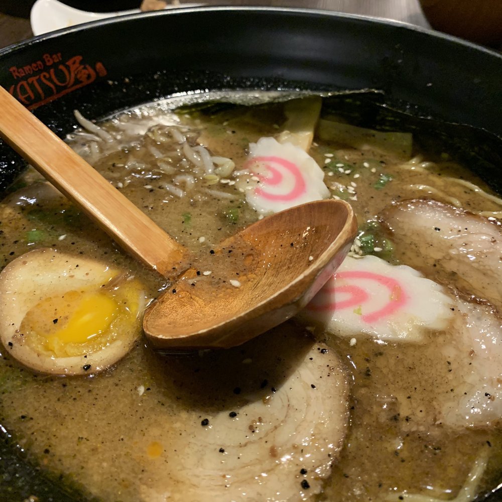 Katsu Ramen Bar - Black Garlic Ramen - Ramen Near Me - Lafayette, Louisiana Katsu Ramen Bar - Black Garlic Ramen - Ramen Near Me - Lafayette, Louisiana