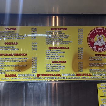 Tacos El Pollo - menu - Food Trucks Near Me - San Gabriel, California Tacos El Pollo - menu - Food Trucks Near Me - San Gabriel, California