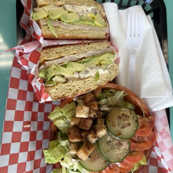 Haven on Earth - Turkey w/Brie and Avocado with Side Salad - Delis Near Me - Sparks, Nevada