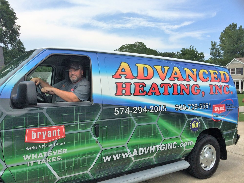 ADVANCED HEATING Updated August 2024 57986 County Rd 9, Elkhart, Indiana Heating & Air