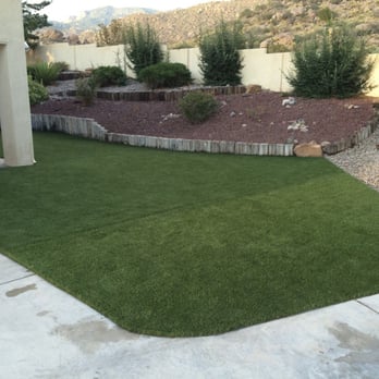 Just Sprinklers - Just sprinklers installed synthetic turf in my backyard. I was very happy with the results! - Nurseries & Gardening Near Me - Albuquerque, New Mexico