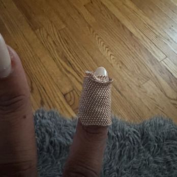Classy Nails & Spa - Broken nail it broke along my finger it was bleeding pretty bad also sidenote these are my real nails - Nail Salons Near Me - Evergreen Park, Illinois Classy Nails & Spa - Broken nail it broke along my finger it was bleeding pretty bad also sidenote these are my real nails - Nail Salons Near Me - Evergreen Park, Illinois