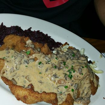 Mountain Brauhaus - Jaeger schnitzel. To die for. - New American Near Me - Gardiner, New York Mountain Brauhaus - Jaeger schnitzel. To die for. - New American Near Me - Gardiner, New York