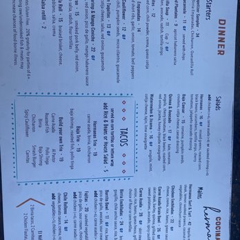 Cocina Hermanas - Menu From July 27 2025 - Mexican Near Me - Danville, California