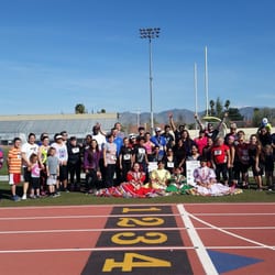 Hemet High School - Adventures4Fitness hosted a 5K on the track and field! Thank you So much to Dave Andersen! And Mike Delgado.