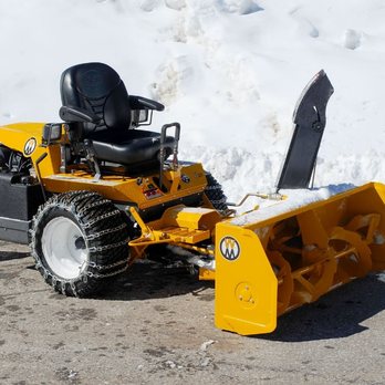 Blue Ridge Landscape - yellow snow blower - Lawn Services Near Me Blue Ridge Landscape - yellow snow blower - Lawn Services Near Me