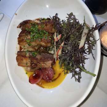 Bouchon - Seared Pork Belly - French Near Me - Santa Barbara, California