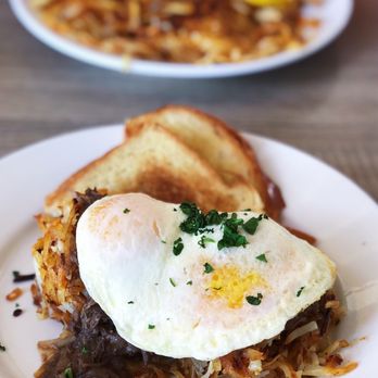 Shorehouse Kitchen - Angus short rib and potato cakes - Coffee & Tea Near Me - La Jolla, California Shorehouse Kitchen - Angus short rib and potato cakes - Coffee & Tea Near Me - La Jolla, California