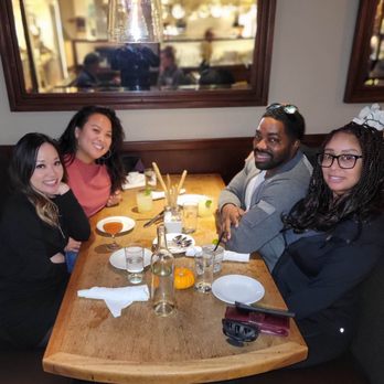 Perry's - Embarcadero - L-to-R: Me (Phoenix OCA), Jenna T. (East Bay OCA), Morris B. (Philly OCA), and Courtney B. (Austin/San Antonio OCA) - American Near Me - San Francisco, California