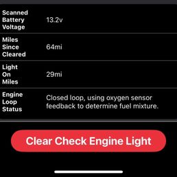 We drove 40 miles home, the check engine light had been reset 24 miles before we picked up the car. We drove 40 miles home, the check engine light had been reset 24 miles before we picked up the car.
