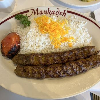 Maykadeh - Chelo Kebab Koobideh, perfect - Persian/Iranian Near Me - San Francisco, California
