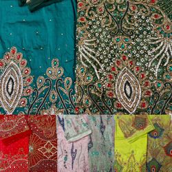 Aaron International - Beautiful handmade silk wrappers embellished with beads & stones