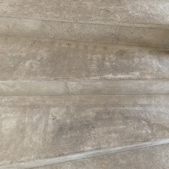 New Again Surface Restoration - Travertine stairs "before" - Flooring Near Me - Albuquerque, New Mexico