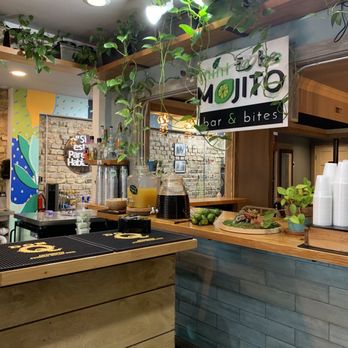 Mint to Be Mojito Bar and Bites - View from bar tables - Cocktail Bars Near Me - Savannah, Georgia Mint to Be Mojito Bar and Bites - View from bar tables - Cocktail Bars Near Me - Savannah, Georgia