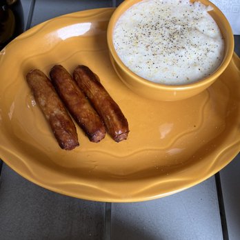 Sunrise Cafe - Side of sausage and grits. - Breakfast & Brunch Near Me - Denver, North Carolina