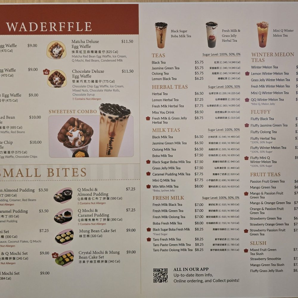 Meet Fresh - menu - Desserts Near Me - Bayside, New York Meet Fresh - menu - Desserts Near Me - Bayside, New York