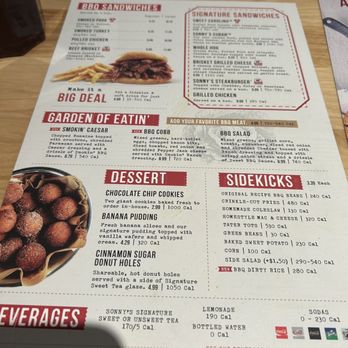 Sonny's BBQ - Menu - Barbeque Near Me - Jacksonville, Florida Sonny's BBQ - Menu - Barbeque Near Me - Jacksonville, Florida