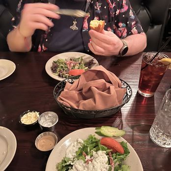 Stockyards Restaurant - Bread, Stockyards House Salad, Blue cheese - Steakhouses Near Me - Phoenix, Arizona Stockyards Restaurant - Bread, Stockyards House Salad, Blue cheese - Steakhouses Near Me - Phoenix, Arizona