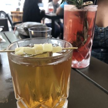 The Third Door - Pineapple rum drink in front - Speakeasies Near Me - Marietta, Georgia