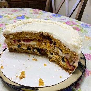 Maximum Zen - Decadent Carrot Cake we took home. It was a hit. - Vegan Near Me - Clarks Summit, Pennsylvania