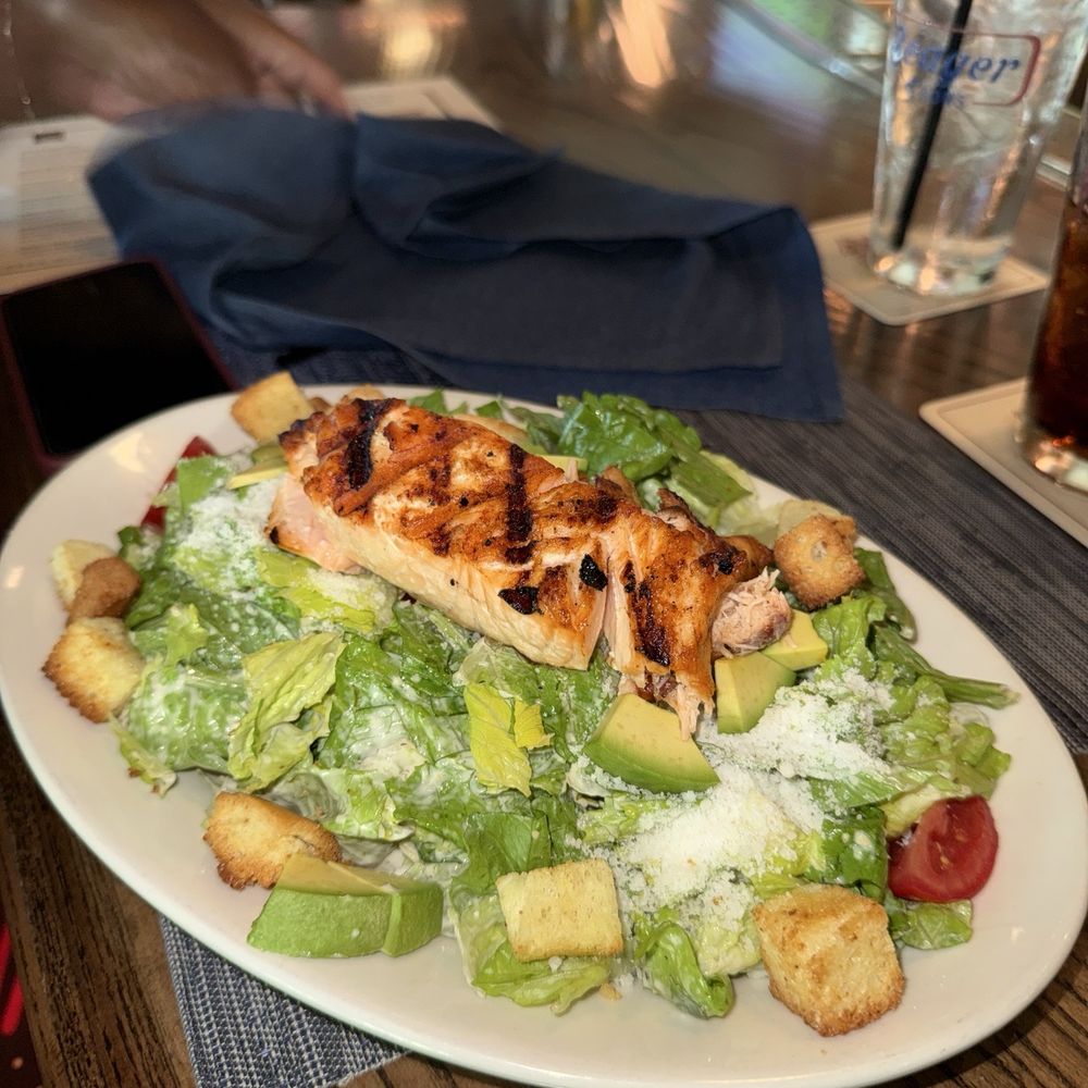 Seager & Sons - Ceased Salad with Salmon - Pizza Near Me - Plano, Texas Seager & Sons - Ceased Salad with Salmon - Pizza Near Me - Plano, Texas