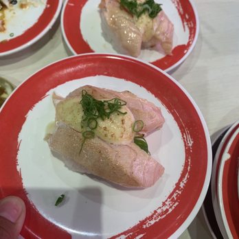 Genki Sushi - Garlic salmon - Sushi Bars Near Me - Waipahu, Hawaii