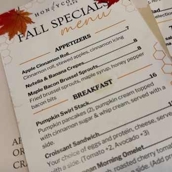 Honeycomb Cafe - Menu - New American Near Me - Belmont, North Carolina