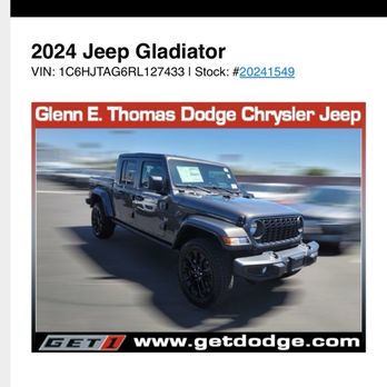 Glenn E Thomas Dodge Chrysler Jeep - Noticed the trade in estimate at $32067 - Auto Repair Near Me - Signal Hill, California