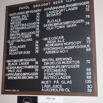 Ardbeg Embassy - The drink menu - Swedish Near Me - Södermalm, Alberta