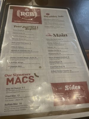 Menu photo 8 River City Brewing Wichita, KS