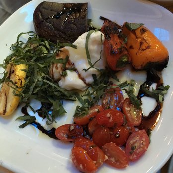 Mua - Burrata with mushroom, tomatoes and peppers - Bars Near Me - Oakland, California Mua - Burrata with mushroom, tomatoes and peppers - Bars Near Me - Oakland, California