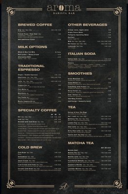 Menu photo 4 Aroma Barista Bar Las Vegas, NV