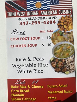 Menu photo 3 Trini West Indian/American Cusine Jacksonville, FL Menu photo 3 Trini West Indian/American Cusine Jacksonville, FL